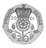 UK 20 pence coin