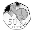 UK 50 pence coin