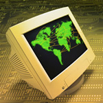 Computer monitor has viewable screen size of 41 cm on average